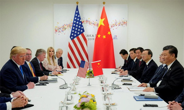 משלחות סין ו ארה"ב לשיחות הסחר מלחמת סחר פסגת G20, צילום: רויטרס