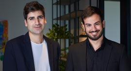 Polyrize co-founders Nati Hazut (left) and Aviv Gabay. Photo: Ben Itzhaki