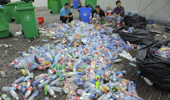 Plastic waste in Shanghai. Photo: Shutterstock