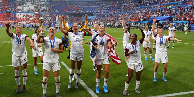 כדורגל נשים. נבחרת ארה"ב, צילום: גטי אימג