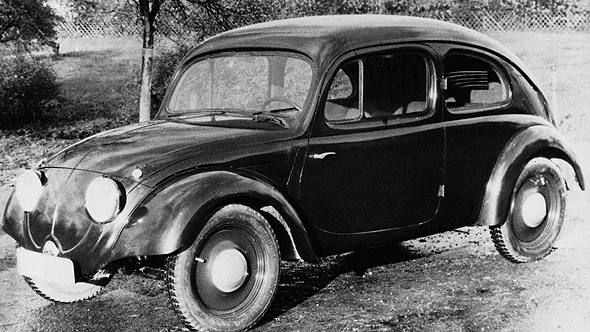 אב טיפוס של החיפושית משנת 1935, צילום: פולקסווגן 