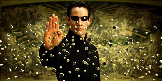 קיאנו ריבס ב"מטריקס". אין בחירה חופשית, צילום: the Matrix Reloaded