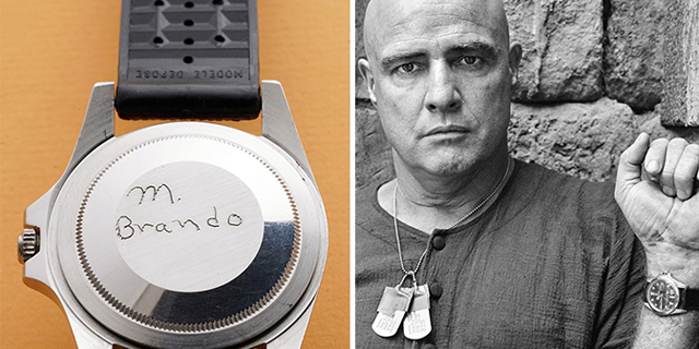 שעון הרולקס של מרלון ברנדו מוצע למכירה פומבית