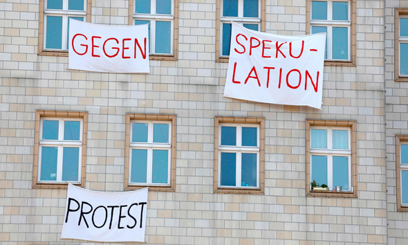 מחאה בברלין נגד התייקרות הדירות