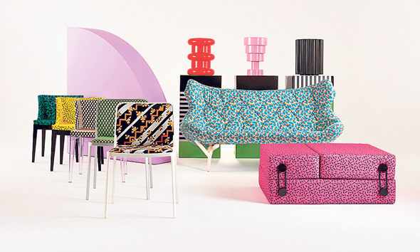 רהיטים של קרטל בעיצוב פטריסיה אורקיולה ופיליפ סטארק, צילום: Simona Pesarini