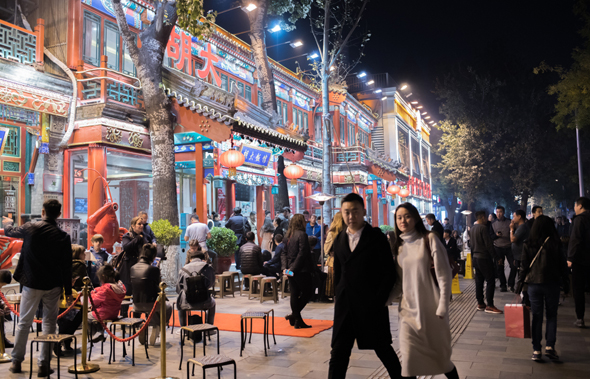 Beijing's nightlife. Photo: Shutterstock