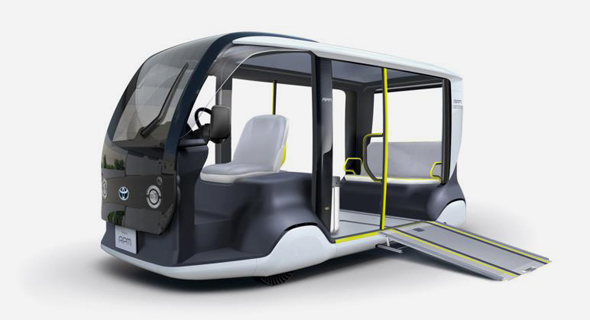 האוטובוס האוטונומי של אולימפיאדת טוקיו מתוצרת טויוטה