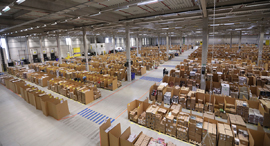 An Amazon warehouse. Photo: Krisztian Bocsi/Bloomberg