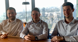 Cervello founders Shaked Kafzan (left), Nadav Avidan, and Roie Onn. Photo: Cervello