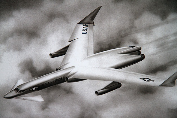 עיצוב הקונספט למטוס האטומי, שכונה WS125, צילום: Convair general dynamics