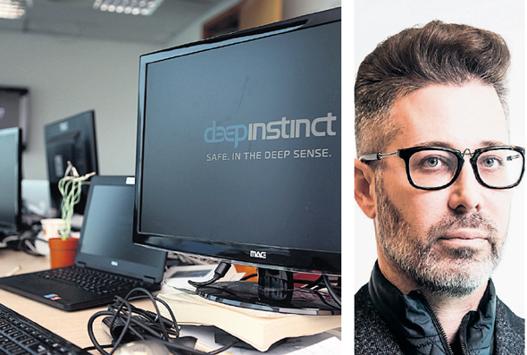 Deep Instinct&#39;s offices, CEO Guy Caspi. Photo: PR, Nimrod Glickman