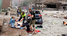 Terror attack in Norway, 2011. Pjoto: KKT