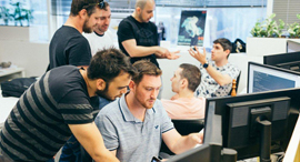 Tech workers in Israel (illustration). Photo: Gett