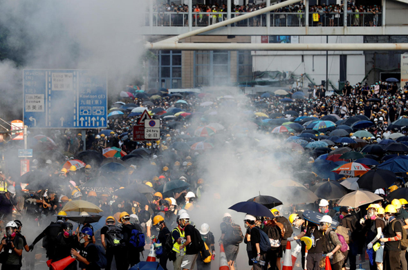 הפגנות בהונג קונג, צילום: רויטרס