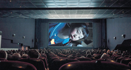 People at a movie theater. Photo: Shutterstock