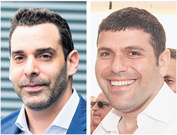 SentinelOne CEO Tomer Weingarten (left), Teddy Sagi. 