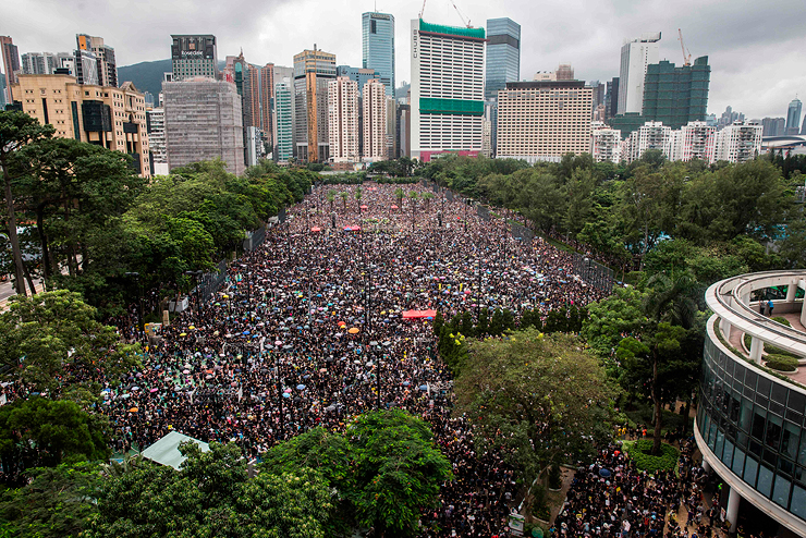 המהומות בהונג קונג, צילום: איי אף פי