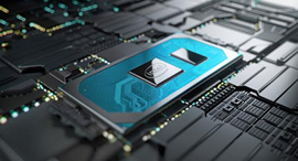 Intel laptop computer chips. Photo : Intel