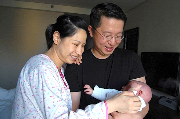 הורים טריים בסין, צילום: NPR