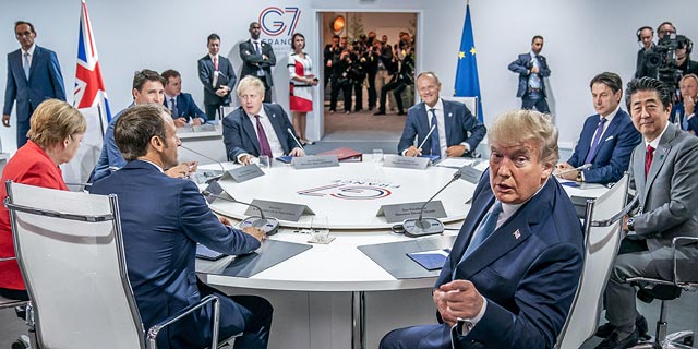 טראמפ בפסגת ה-G7: &quot;מלחמת סחר? אני יכול להכריז על מצב חירום לאומי&quot;