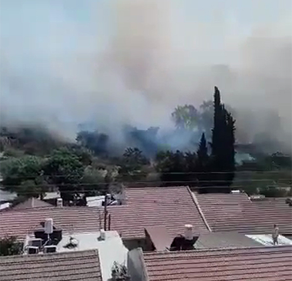 שריפות באזור בית שמש, בתים פונו מצפון לנצרת