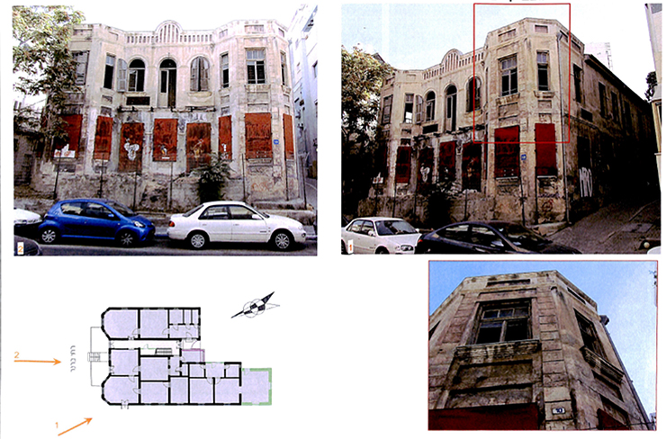 המבנה כיום אטום לחלוטין ואסור לכניסה, צילום: באדיבות עיריית תל אביב ארכיון תיק בניין