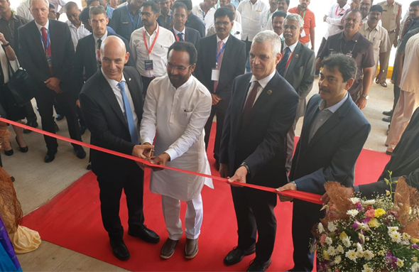 Inauguration of the new facility in Hyderabad. Photo: Rafael