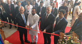 Inauguration of the new facility in Hyderabad. Photo: Rafael
