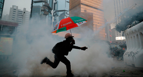 עימותים בהונג קונג, צילום: AP
