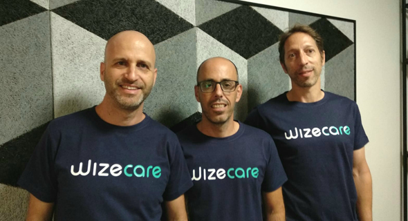Shai David (left), Roy Shteren, Yoav Bachrach. Photo: WizeCare Technologies