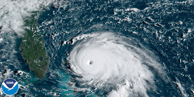 הוריקן דוריאן עלה לרמה 5 עם רוחות של 250 קמ&quot;ש: &quot;יש להאיץ את ההכנות להצלת חיים ורכוש&quot;