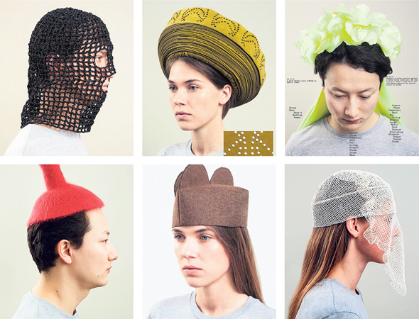 תערוכת כובעים Hybrid Heads של המעצבת דניאלה דוסי 