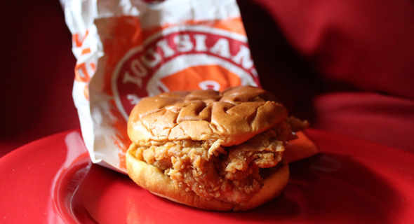 Popeyes chicken sandwich. Photo: Shutterstock