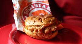 Popeyes chicken sandwich. Photo: Shutterstock