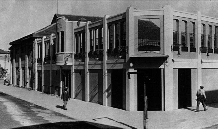 קולנוע הקיץ לאחר שנבנה ב-1927