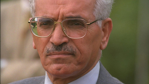 ישראל קיסר ב 1994 אז שימש כסגן ראש הממשלה, צילום: סער יעקב, לע"מ