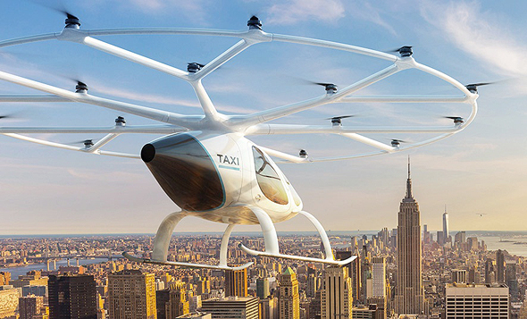 וולוקופטר volocopter מונית מעופפת תעופה עירונית 