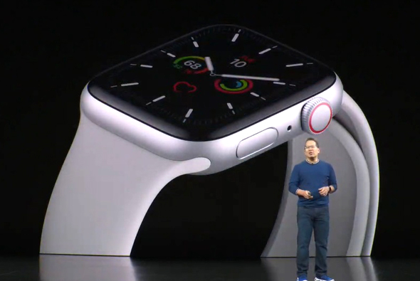 גרסת הטיטניום של השעון, צילום: Apple