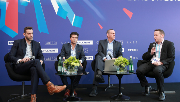 Tomer Weingarten (left), Rephael Sweary, Nimrod Kozlovski, and Aviad Harell. Photo: Orel Cohen