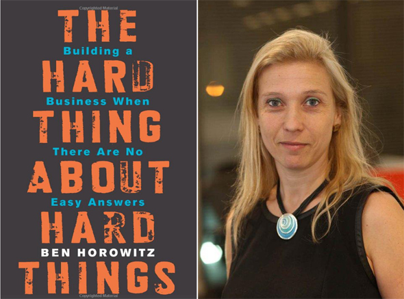Left: The Hard Thing About Hard Things. Right: Ornit Shinar. Photo: PR