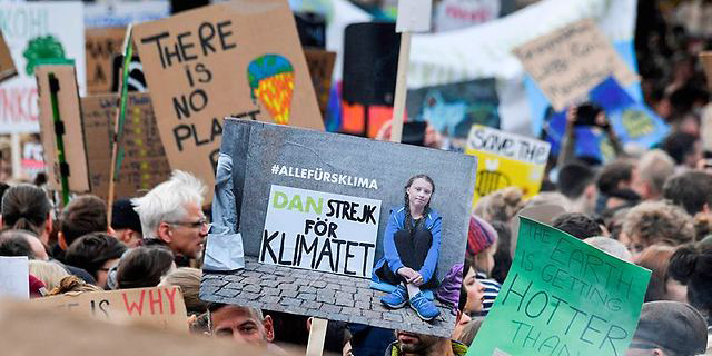 הפגנה בברלין למען כדור הארץ, צילום: איי אף פי