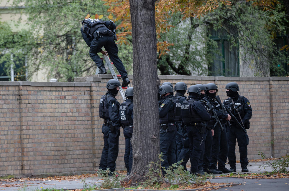 זירת הירי בגרמניה, צילום: Getty Images