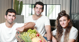 Bond co-founders Michael Osadon (left), Asaf Hacmon, and May Shochat. Photo: Orel Cohen