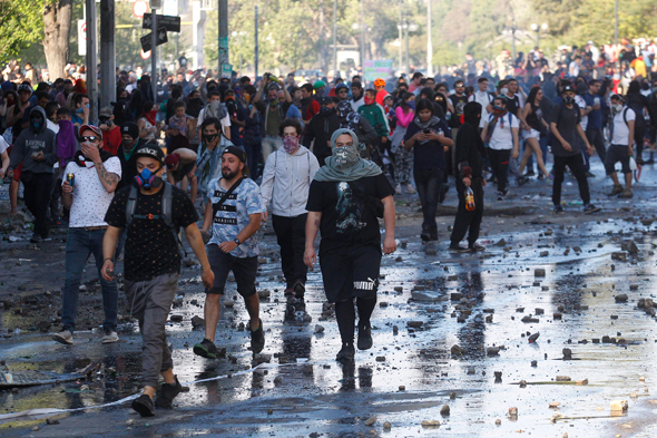 Chile was rocked by social protests last October. Photo: Getty