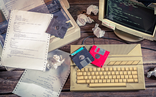 Floppy disk. Photo: Shutterstock