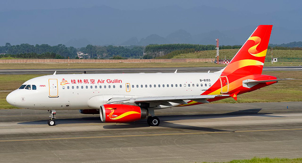 חברת התעופה הסינית אייר גווילין. מספר הטיסות צנח