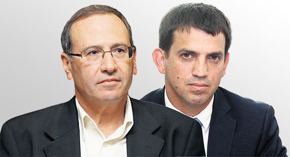 מימין: ראש אגף תקציבים באוצר שאול מרידור והחשב הכללי רוני חזקיהו