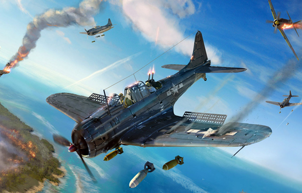 איור מטוסי דונטלס בפעולה, צילום: War Thunder
