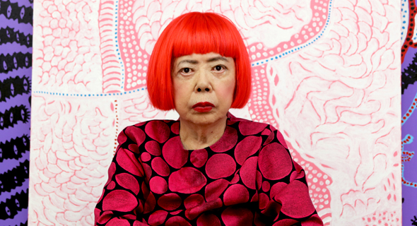 אמנית יפנית בת ה־90 יאיוי קוסאמה , צילום: Courtesy Ota Fine Arts; Victoria Miro and David Zwirner