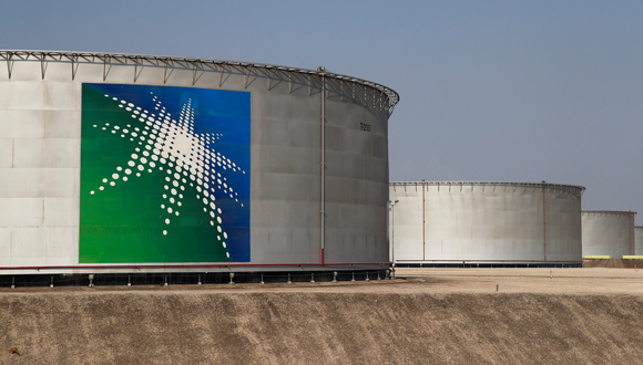 מאגר נפט של ארמקו הסעודית, צילום: רויטרס